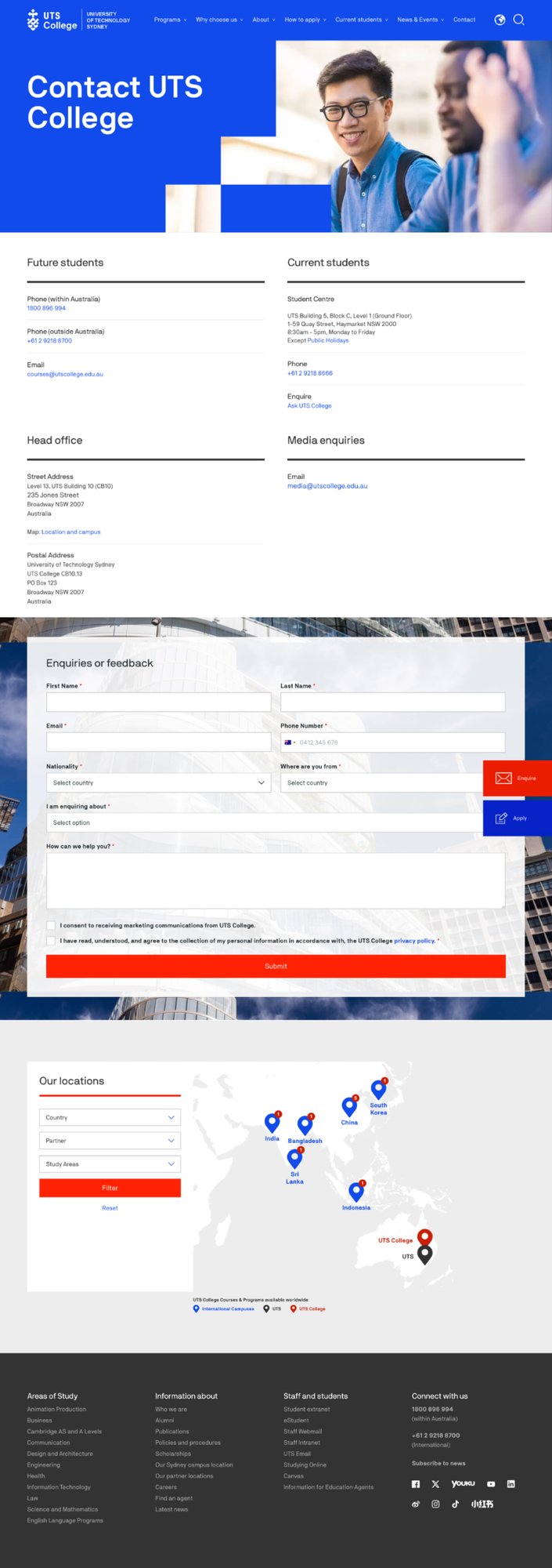 utscollege-contact